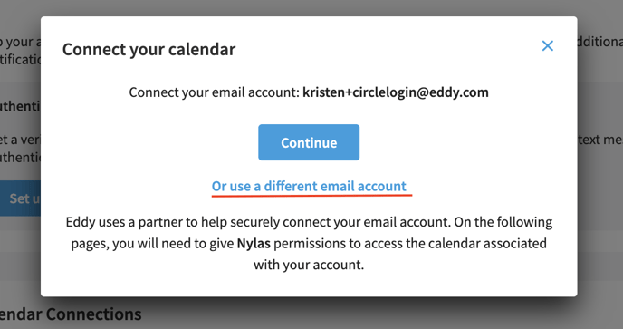 Managing Calendar Connections